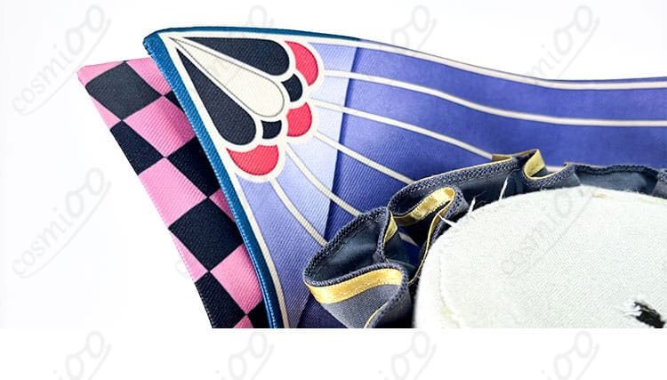 服装襟元装飾細部図｜ナック・シュタイン ハロウィン コスプレ 襟元デザインのこだわりディテール紹介