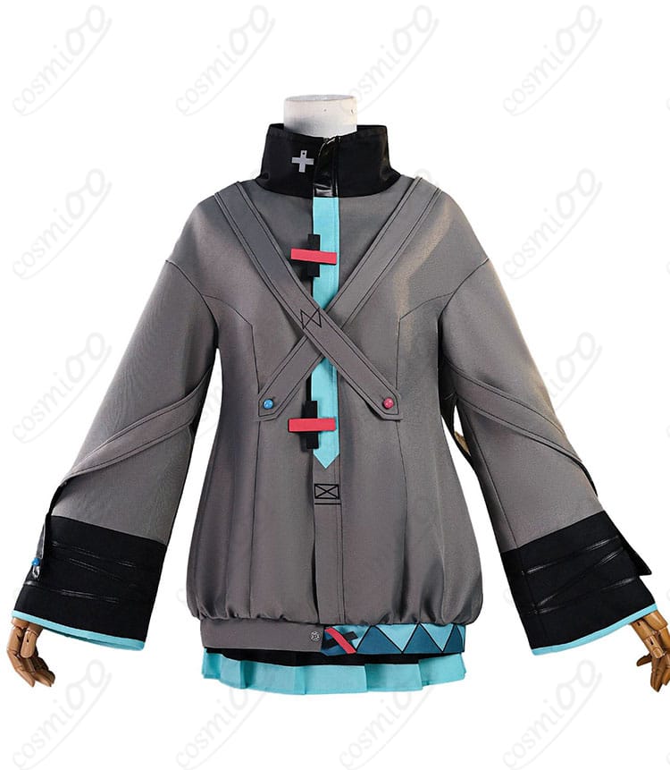 初音ミク 壊れたセカイと歌えないミク コスプレ衣装 正面全体図|高品質フルセット