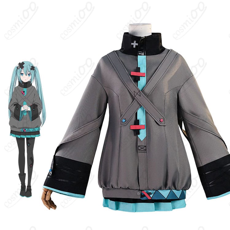 初音ミク 壊れたセカイと歌えないミク コスプレ衣装|キャラクターとの比較画像・高再現デザイン