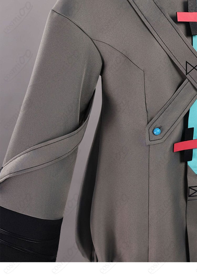 初音ミク 壊れたセカイ コスプレ衣装 袖部分の装飾ディテール|リアルなデザインを忠実再現