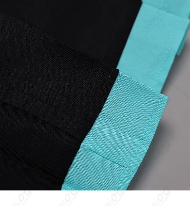 初音ミク コスプレ衣装 スカート裾部分のディテール|軽やかで動きのあるデザイン