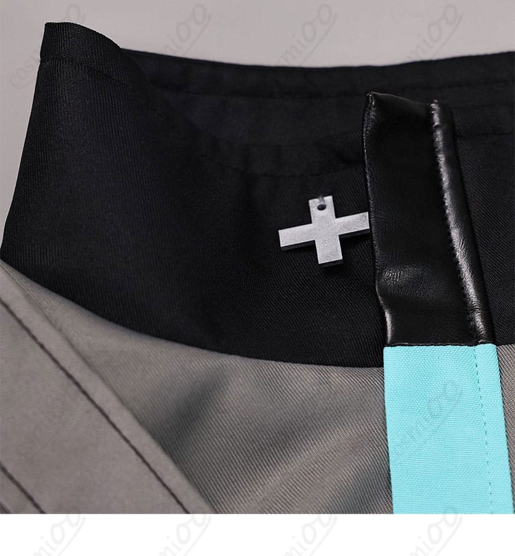 初音ミク 壊れたセカイ コスプレ衣装 衣領装飾ディテール|上品で立体的なデザイン