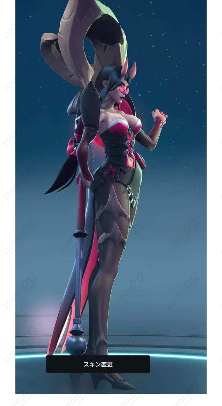 SUPERVIVE エヴァ コスプレ衣装 側面画像|立体的なシルエットと美しいフォルム