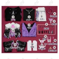 原神 ドゥリン シムランカ悪龍 人間の姿 コスプレ衣装 高品質フルセット - 6枚目の画像（サムネイル）