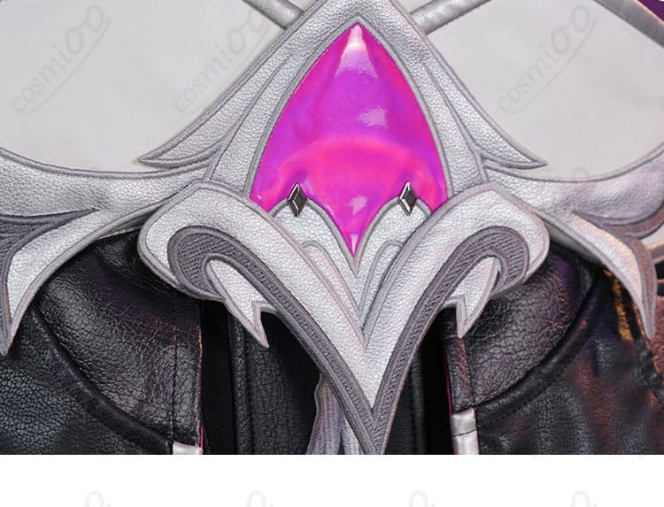 原神 ドゥリン コスプレ衣装 胸飾り・装飾パーツ細部アップ|立体感のある仕上がり