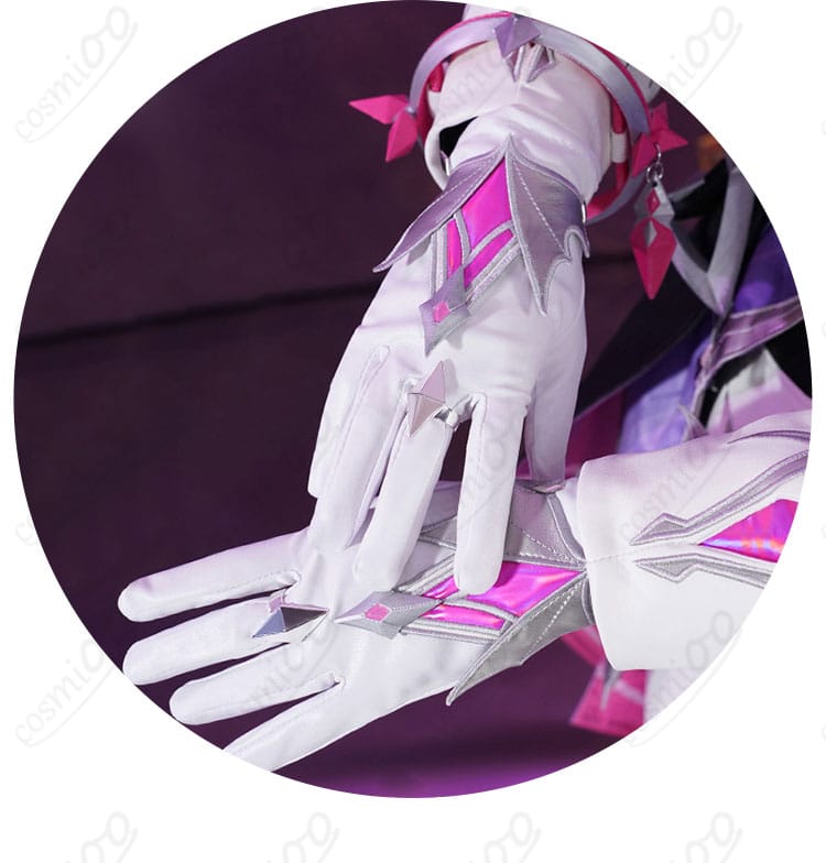 原神 ドゥリン コスプレ衣装 手袋・手首飾り細部|アクセサリーセットも充実