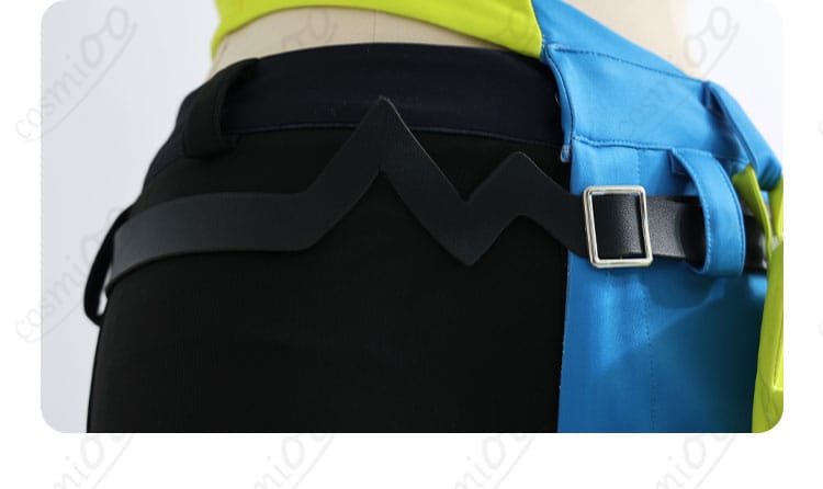 腰ベルトの装飾ディテール|ポケモンレジェンズZ-A カナリィ コスプレ衣装