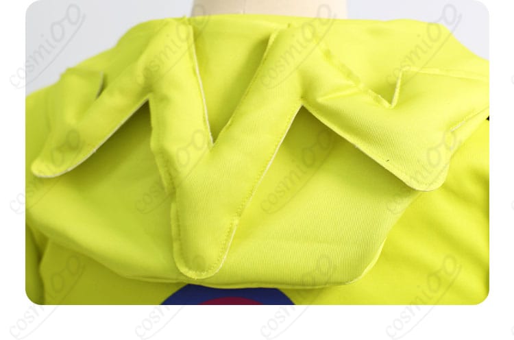 フード&背面パーカー装飾の細部|カナリィ コスプレ衣装 デザインチェック