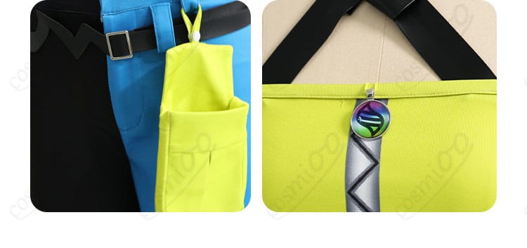 胸飾りと腰まわりアクセサリーの細部|カナリィ コスプレ衣装 高品質パーツ