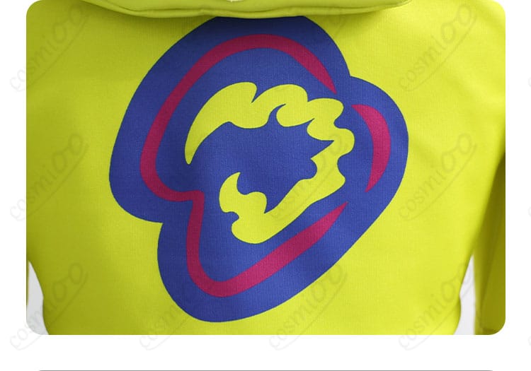 上着背面の模様ディテール|ポケモンレジェンズZ-A カナリィ コスプレ 高再現