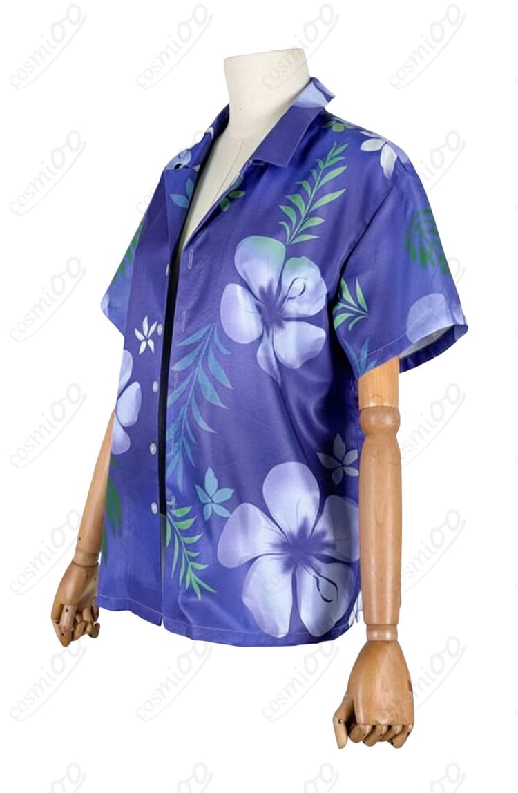 剣持刀也 アロハシャツ コスプレ衣装 左側画像|細部まで見える角度紹介