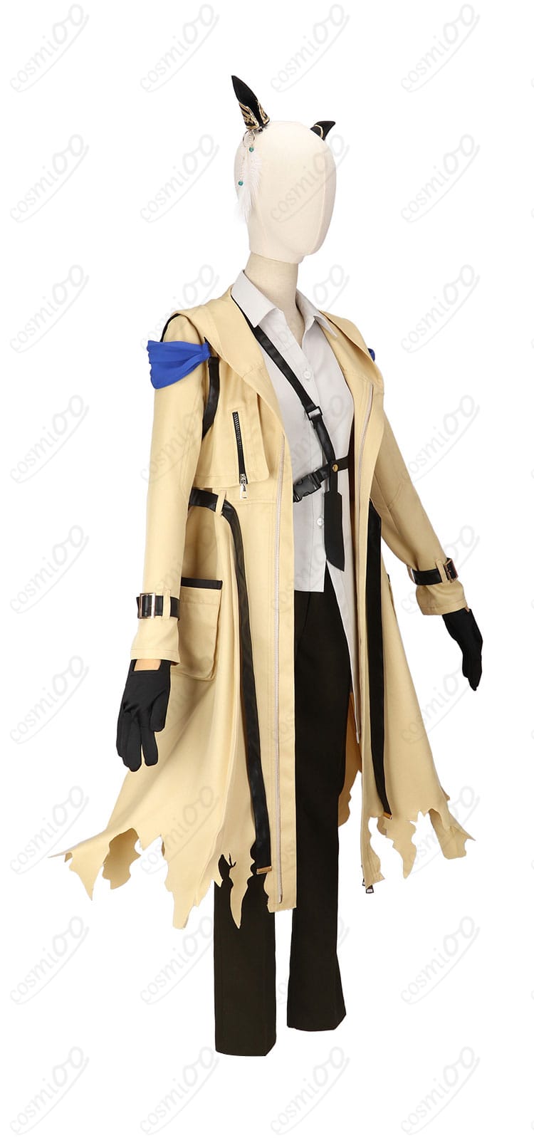 ウマ娘 ステイゴールド 勝負服 コスプレ衣装 側面画像|細部までこだわった仕上がり