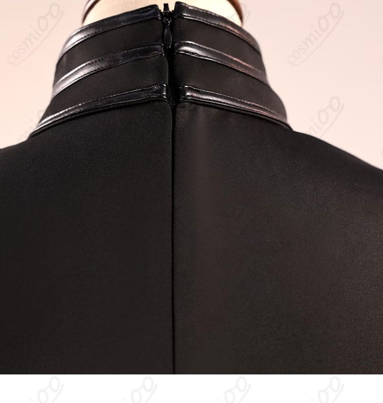 背面ファスナー装飾の細部画像|にじさんじ葛葉 ヒットマン衣装