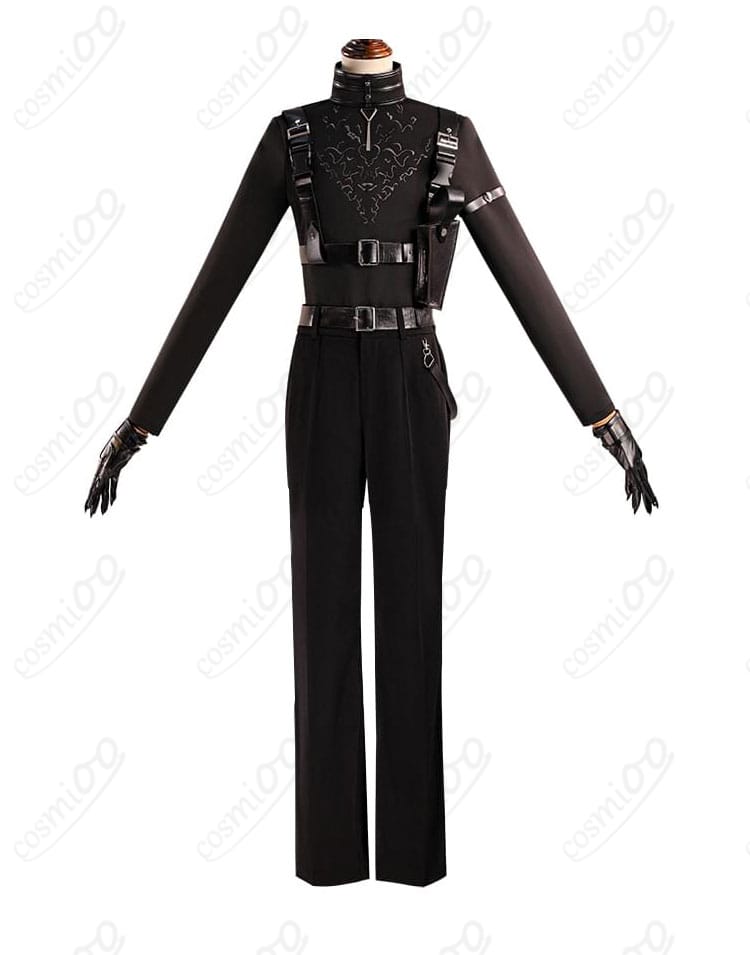 上衣フロント装飾の細部アップ|葛葉ヒットマン衣装 コスプレ