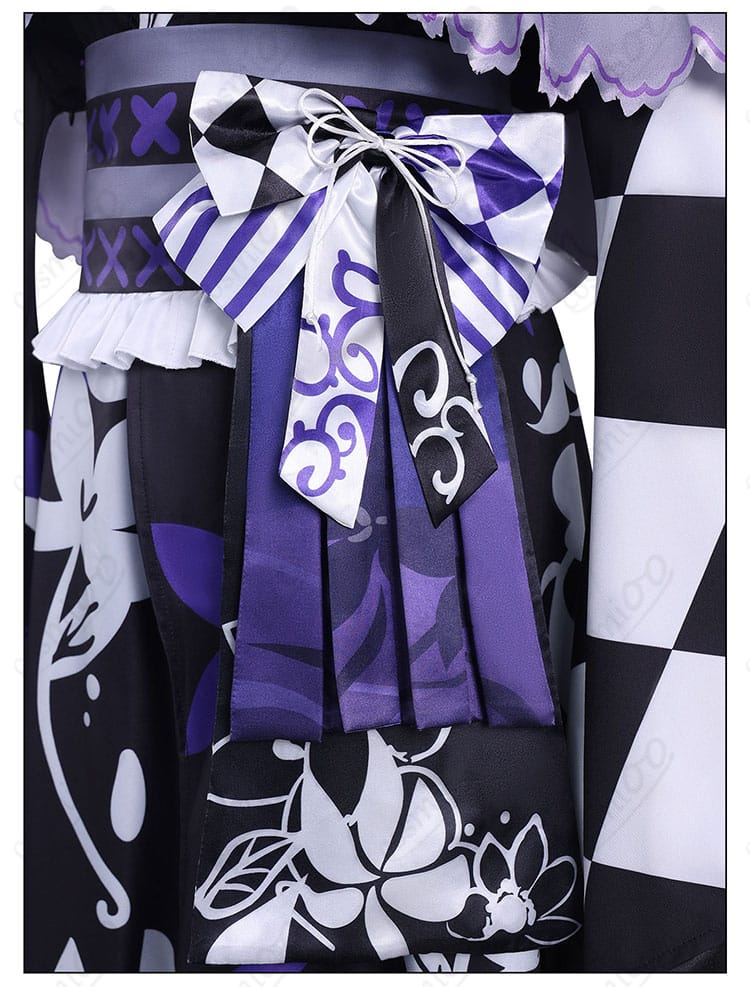 背面リボン装飾の細部アップ|宝生マーゴ コスプレ衣装 リボンデザイン