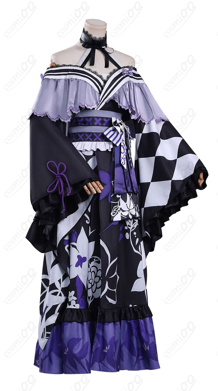 宝生マーゴ コスプレ衣装 側面ビュー|シルエット確認・イベント向け