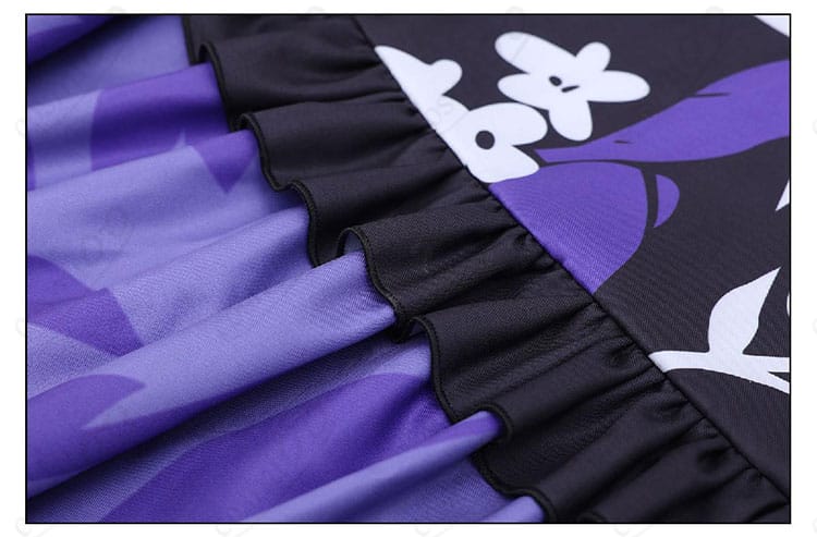 スカートレースの細部アップ|宝生マーゴ コスプレ衣装 レースデザイン