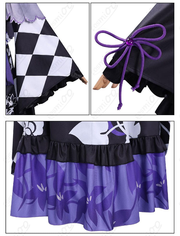 袖口&スカート裾のデザインアップ|宝生マーゴ コスプレ ディテール