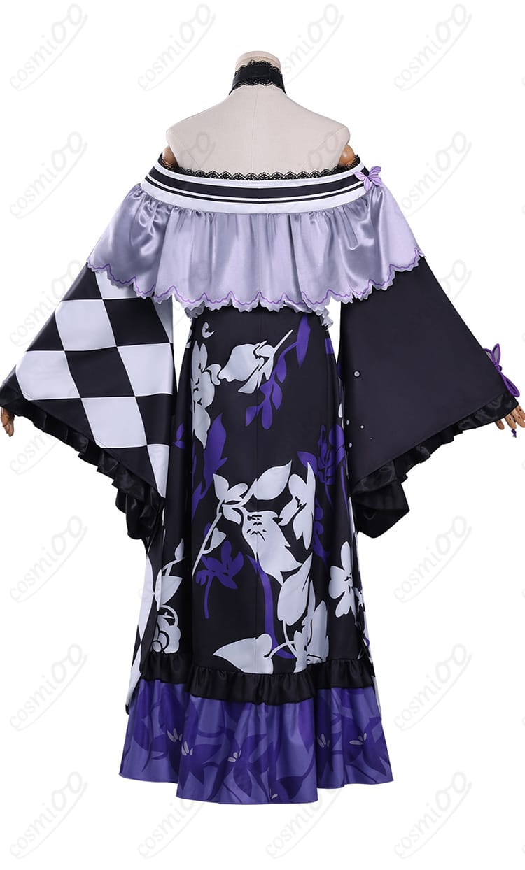 宝生マーゴ コスプレ衣装 背面ビュー|背中デザイン・魔法少女ノ魔女裁判