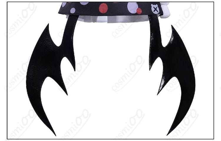 囚人服コスプレ衣装 背中装飾のアップ|高品質再現