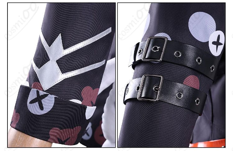 囚人服コスプレ衣装 アームカバー&袖口装飾の細部紹介