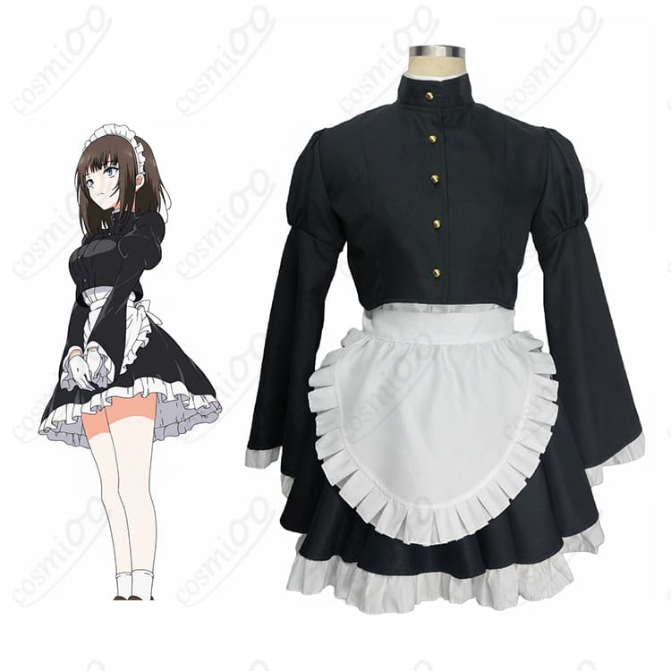 瑠璃川椿のメイド服コスプレ衣装・キャラクターイメージとフルセット紹介|高再現でイベントにもおすすめ