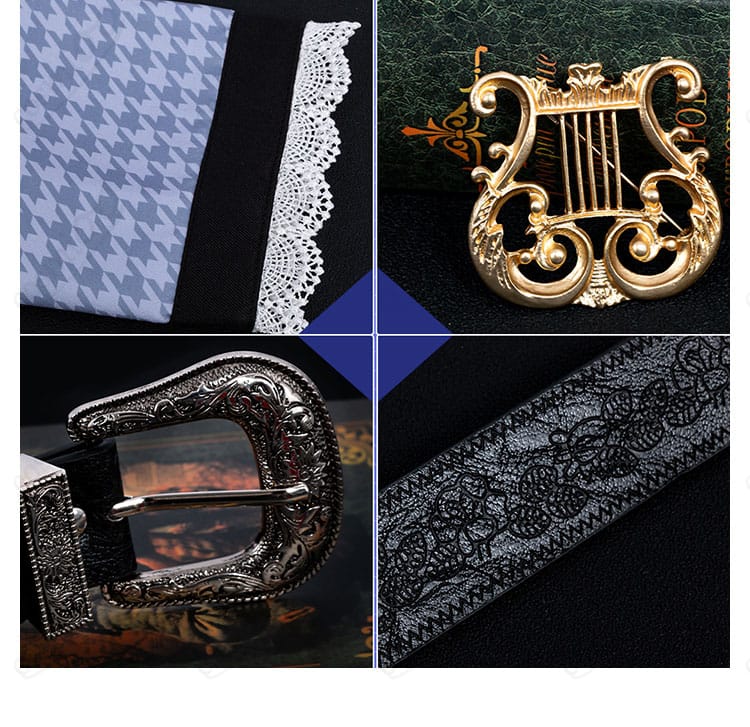 恋と深空 気ままな旅 コート袖口&腰ベルト装飾詳細|丁寧な仕上げが魅力