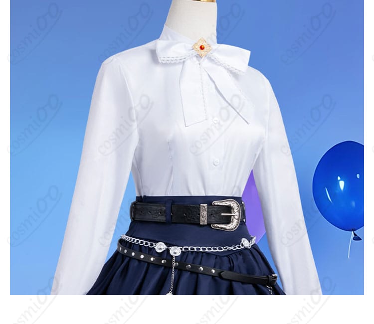 気ままな旅 主人公コスプレ シャツデザイン細部アップ|清潔感ある上衣デザイン