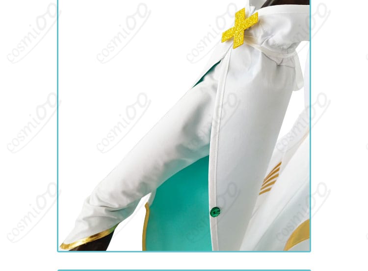 衣袖デザイン装飾の細部写真|劇場版プロセカ ミク コスプレ 高再現