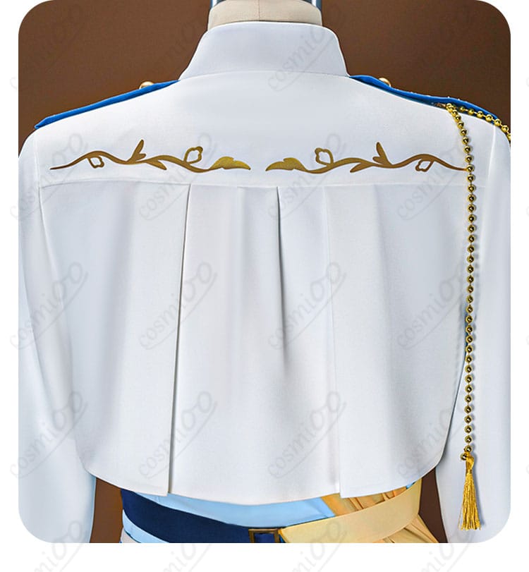 あんスタ 椎名ニキ ペアリング衣装 上衣背面デザインの装飾ディテール