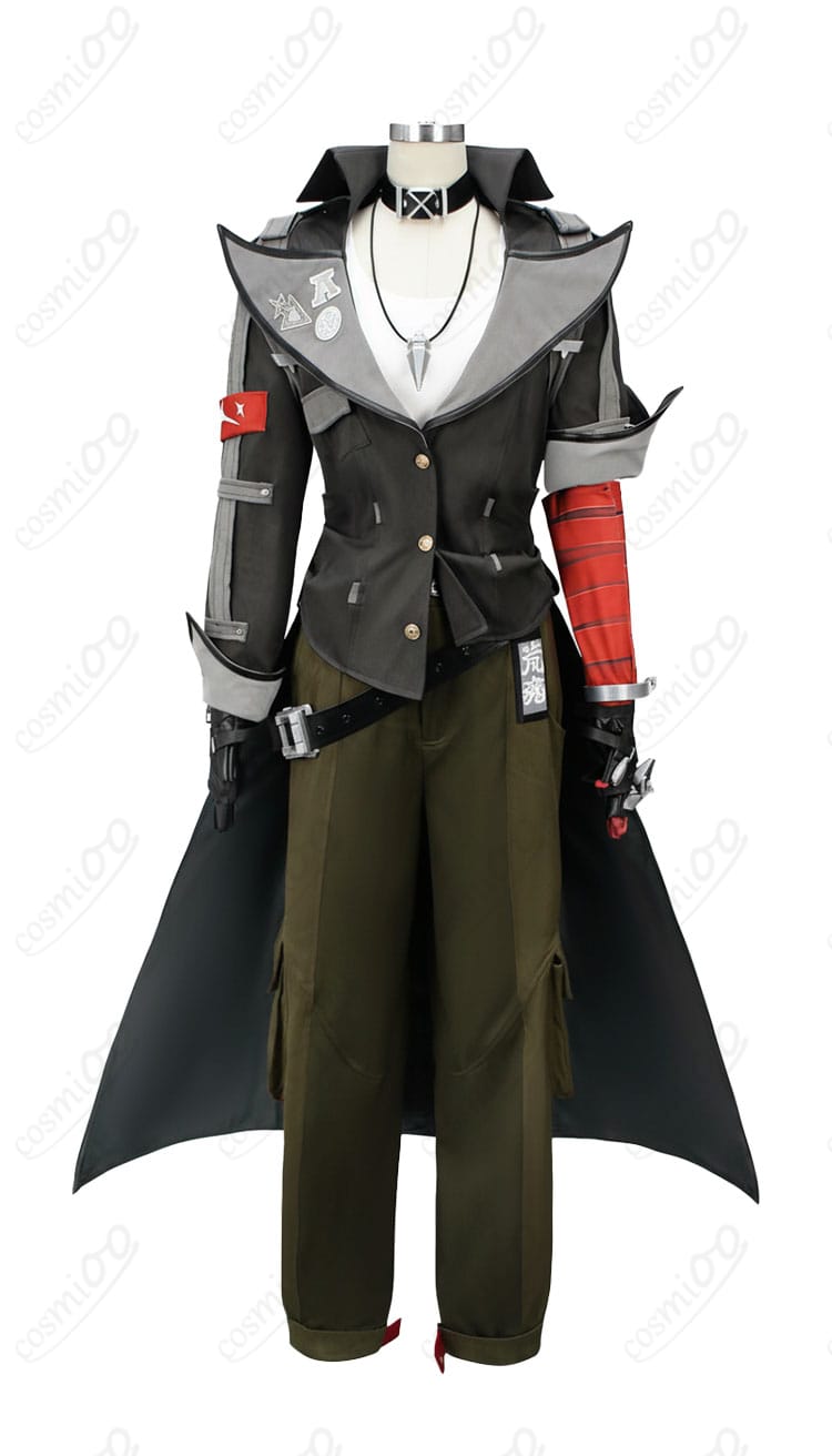 ゼンレスゾーンゼロ 狛野真斗 コスプレ衣装 正面全体図|シルエット確認に便利