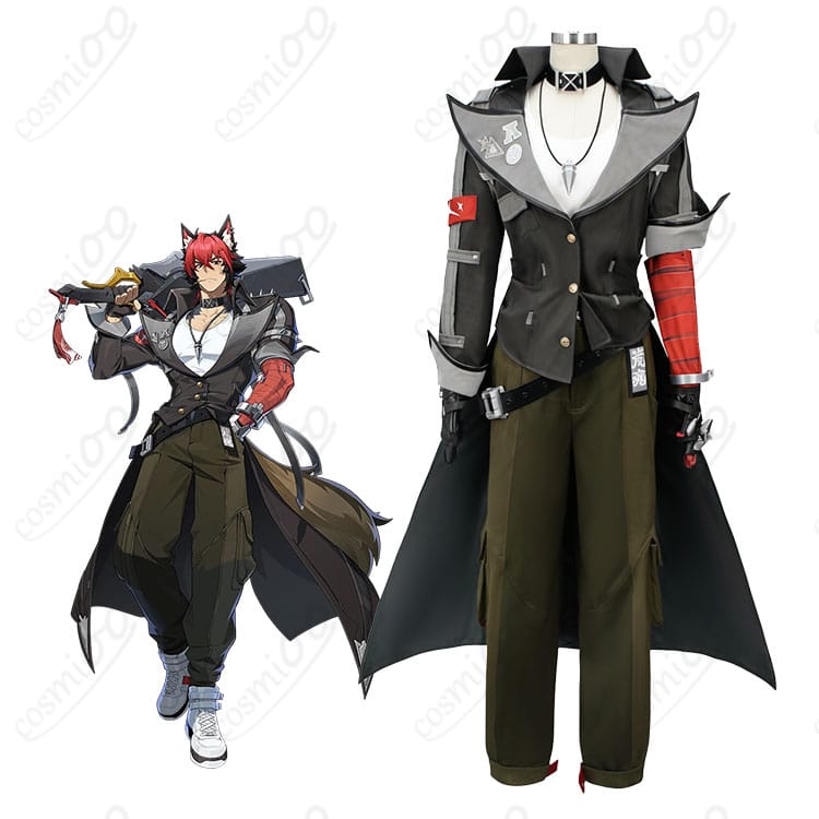 ゼンレスゾーンゼロ 狛野真斗 コスプレ衣装 キャラビジュアル&フルセット服装図|高再現デザイン