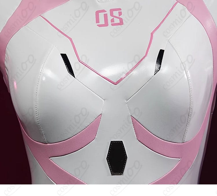 衣襟装飾の細部写真|真希波マリ コスプレ衣装・胸元デザインポイント