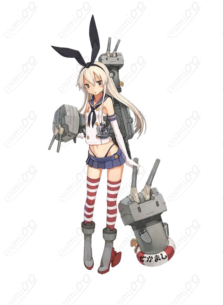 艦これ 島風 コスプレ衣装|キャラクター公式ビジュアル風の人物イラスト画像・スピード感あふれるデザインをチェック