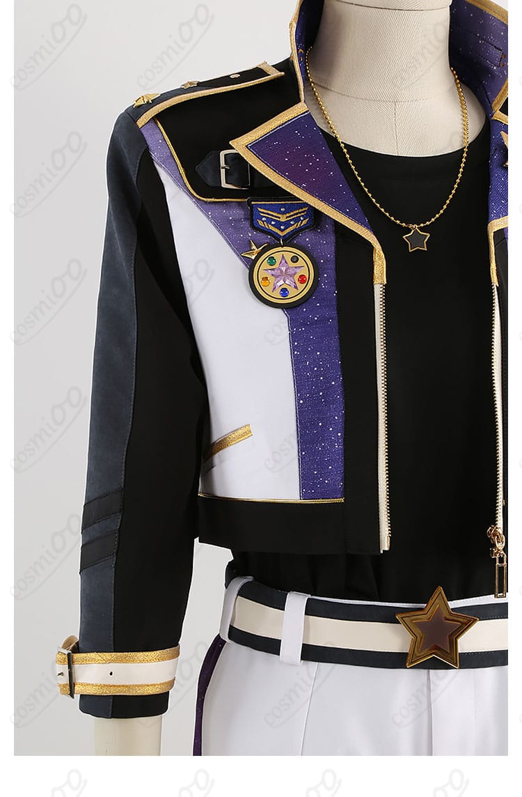 流星隊パワーアップ衣装 肩装飾のディテール|特撮ヒーロー風デザイン