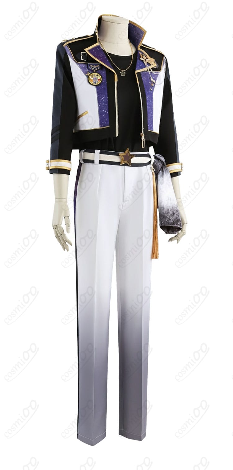 流星隊パワーアップ衣装 コスプレ服 右側面シルエット|スタイリッシュな仕様