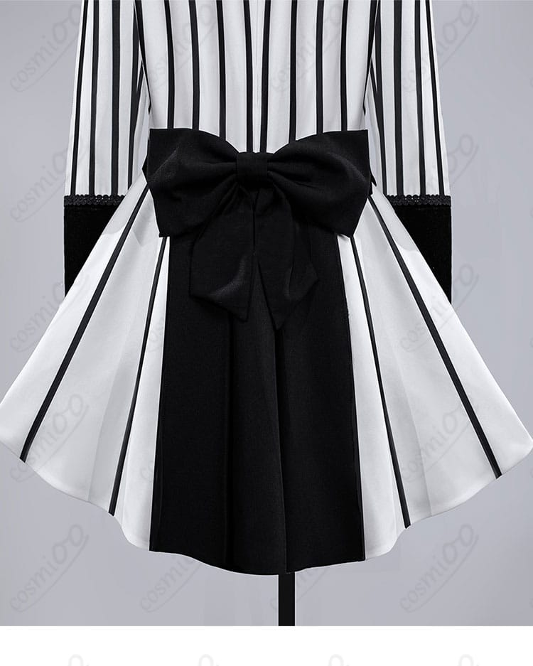 黒執事 シエル コスプレ衣装 衣領装飾ディテール｜上品なリボンと装飾