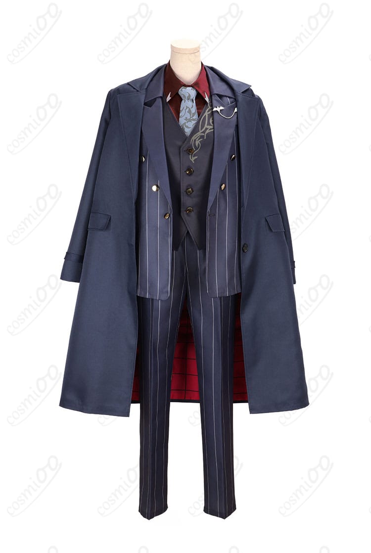 にじさんじ 葛葉「ONE SHOT」コスプレ衣装 正面全身画像｜トレンチコートスタイル