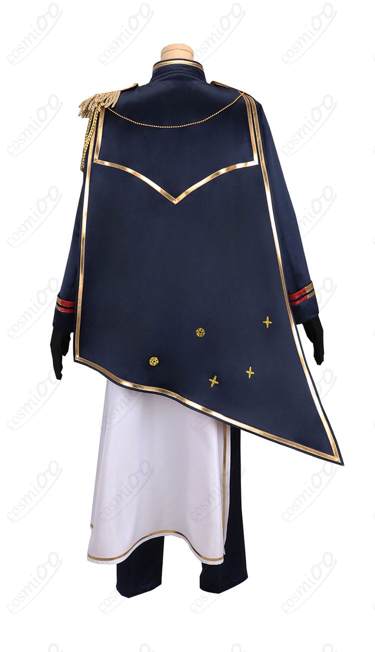 にじさんじ 葛葉 コスプレ衣装 背面全体図|マントデザインと装飾をチェック