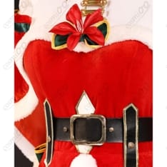 Re:ゼロ エミリア クリスマス コスプレ衣装 高品質フルセット - 5枚目の画像（サムネイル）