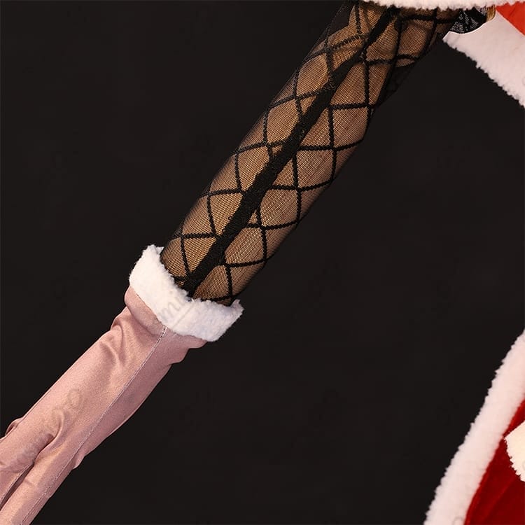 Re:ゼロ エミリア クリスマス コスプレ衣装 高品質フルセット - 7枚目の画像