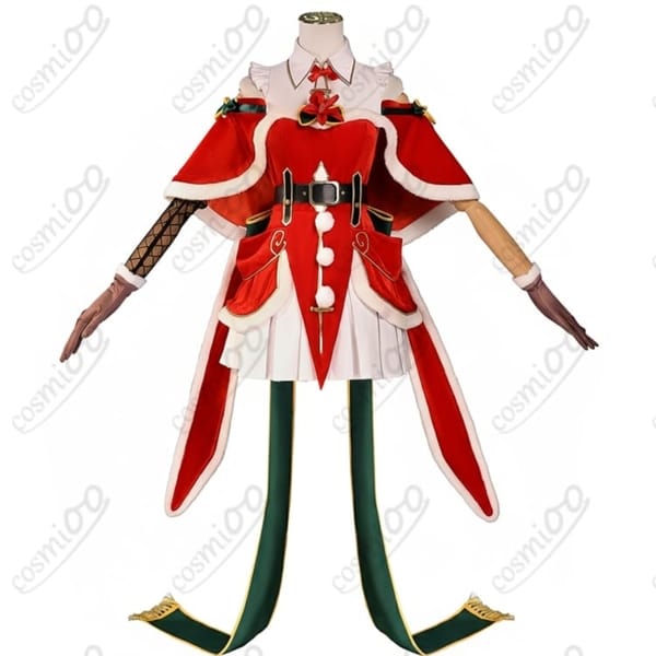 Re:ゼロ エミリア クリスマス コスプレ衣装 高品質フルセット