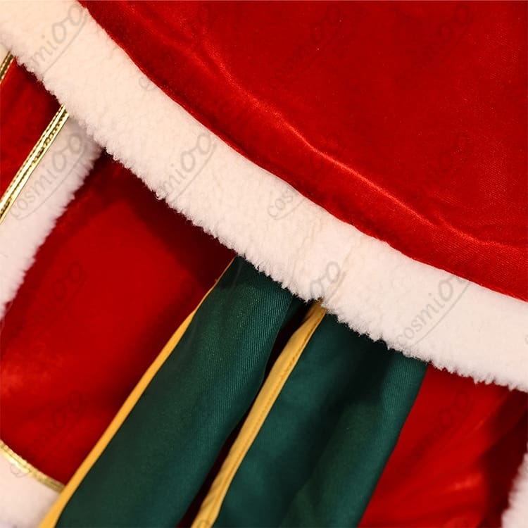 Re:ゼロ エミリア クリスマス コスプレ衣装 高品質フルセット - 6枚目の画像