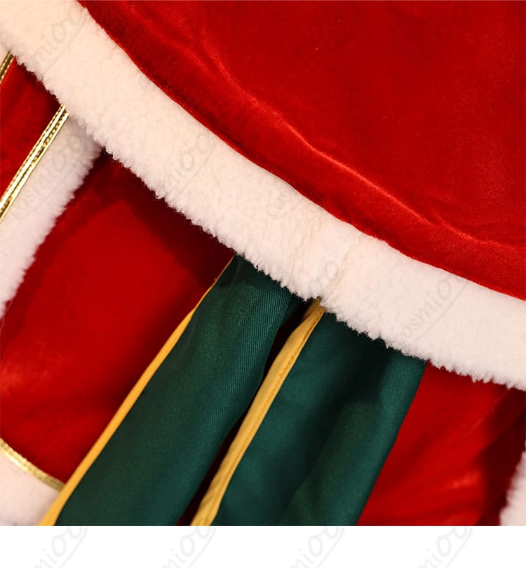 エミリア クリスマス コスプレ衣装 背中リボン&装飾 ディテール|華やかなアクセント