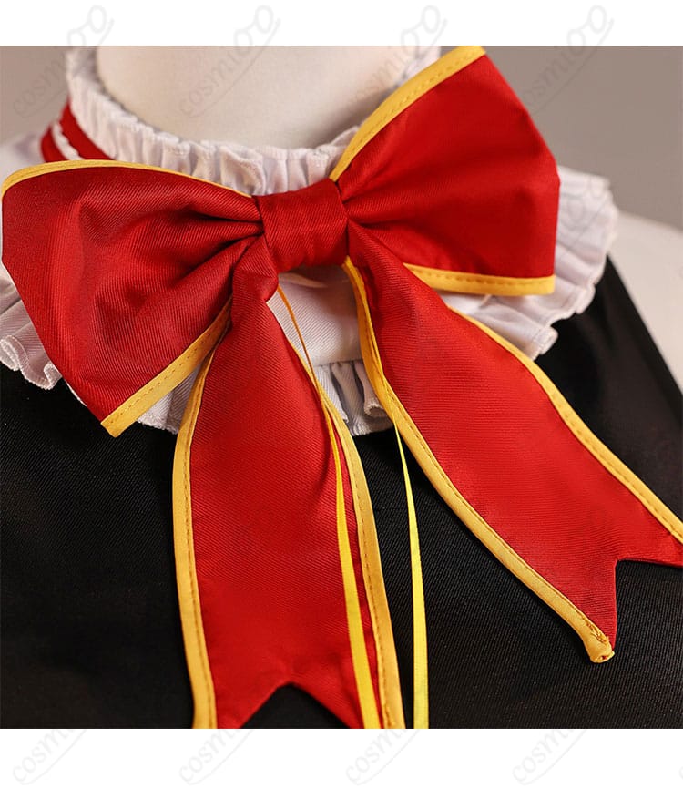 リゼロ ラム クリスマス衣装 赤い蝶結びリボン装飾ディテール|可愛いポイントをチェック