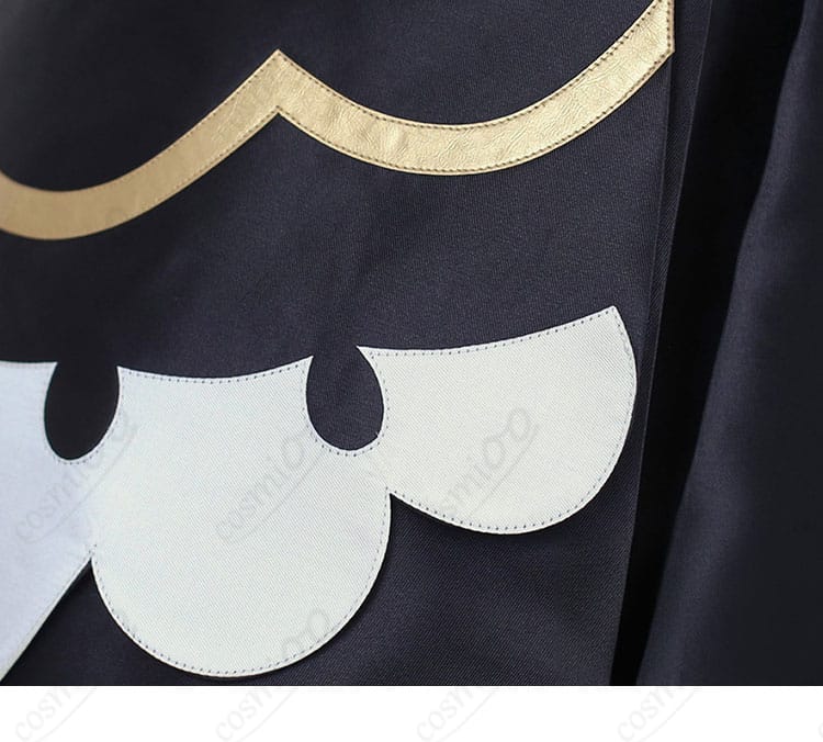 ポケモンマスターズEX タロ コスプレ衣装 全体模様ディテール写真 模様プリントが美しい