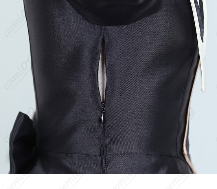 ポケマスEX タロ コスプレ衣装 腰側ファスナー細部 アクセスしやすい設計