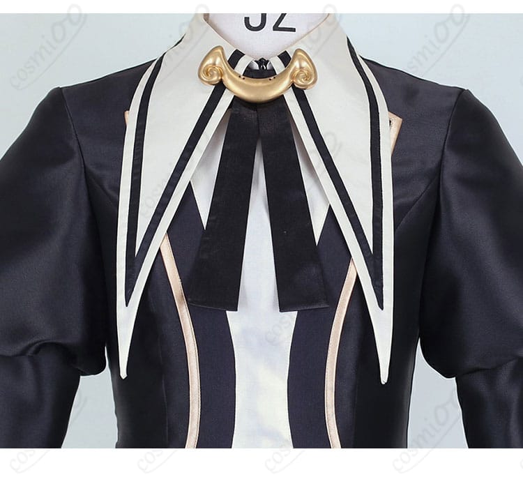 タロ(25シーズン) コスプレ衣装 赤いリボン風ネクタイ装飾ディテール写真