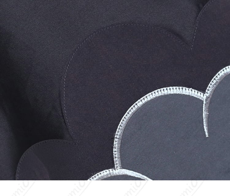 ポケマスEX タロ コスプレ衣装 模様プリント細部アップ 生地の質感確認