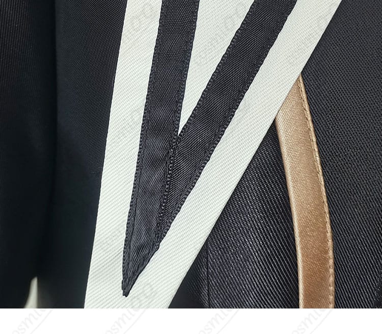 ポケマスEX タロ 25シーズン コスプレ衣装 衣領装飾細部 クラシカルな襟デザイン